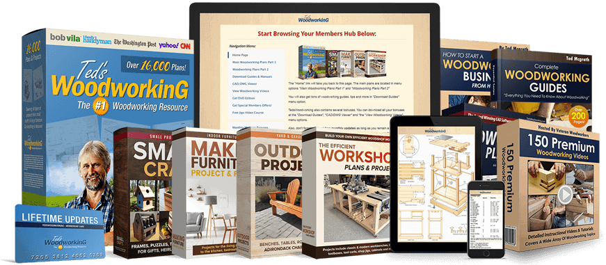 Teds Woodworking official site